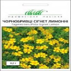 Семена Професійне насіння бархатцы мелкоцветные Сигнет лимонные 0,2 г