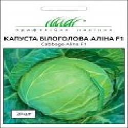 Семена Професійне насіння капуста белокочанная Аліна F1 20 шт.