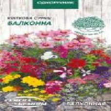 Семена Семена Украины цветочная смесь Балконная 0,5 г