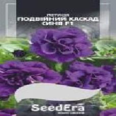 Семена Seedera петуния бахромчатая Двойной Каскад Синяя F1 10 шт. (4823073726228)