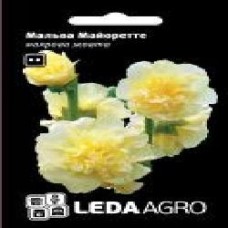 Семена LedaAgro мальва махровая Майоретте желтая 0,2 г (4820119795491)