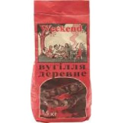 Уголь Weekend древесный 1,5 кг