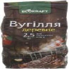 Уголь древесный EcoKraft 2,3 кг