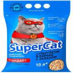 Наполнитель Super Cat Стандарт 3 кг синий