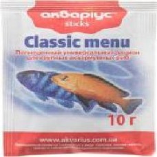 Корм Аквариус Classic menu 10 г 0377