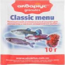 Корм Аквариус Classic menu 10 г 4965