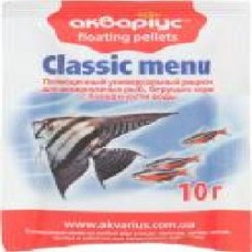 Корм Аквариус Classic menu 10 г 4966