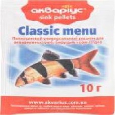 Корм Аквариус Classic menu 10 г 4968