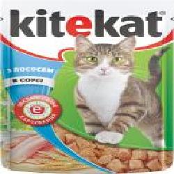 Корм Kitekat с лососем в соусе 100 г