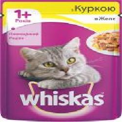 Корм Whiskas с курицей в желе 100 г