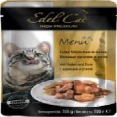 Корм Edel Cat с курицей и уткой в желе 100 г