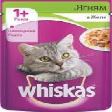 Корм Whiskas с ягненком в желе 1+ 100 г