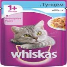 Корм Whiskas с тунцом в желе 1+ 100 г