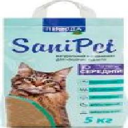 Наполнитель Природа бентонитовый SANI PET средний 5 кг