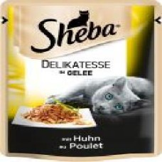 Корм Sheba Delikatesse in Gelee с курицей в желе 85 г