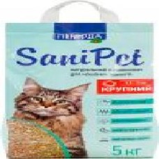 Наполнитель Природа бентонитовый SANI PET крупный 5кг