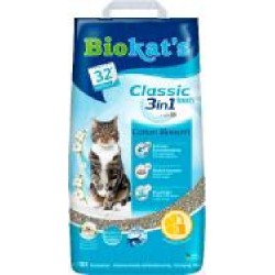 Наполнитель для кошачьего туалета Biokat's Classic Fior di Cotton 3в1 10 кг 10 кг