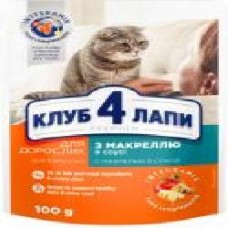 Корм Club 4 Paws Premium с макрелью в соусе 100 г