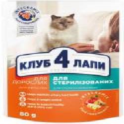 Корм Club 4 Paws Premium для стерилизованных котов 80 г