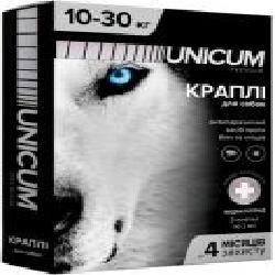 Капли UNiCUM Premium от блох и клещей на холку для собак массой 10-30 кг (UN-008) шт.