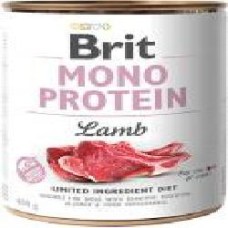 Консерва Brit Care Mono Protein с ягненком, 400г, для собак