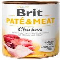 Консерва Brit Care Pate & Meat с курицей, 400г, для собак