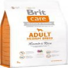 Корм Brit Care Adult Medium Breed для собак средних пород с ягнятиной и рисом, 3кг, 132710