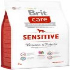 Корм для всех пород Brit Care Sensitive All Breed с олениной и картофелем 3 кг 132 746 картофель, оленина 3 кг