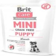 Корм Brit Care Mini Grain Free Puppy для щенков лактирующих собак с ягнятиной, 400г, 170774