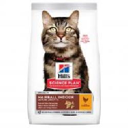 Корм Hill's Science Plan Hairball Indoor Mature Adult 7+ с курицей 1,5 кг