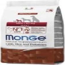 Корм Monge Mini Adult Lamb/Rice/Pot, 2,5 кг