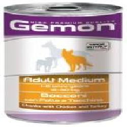 Корм GEMON Dog Medium Adult Chicen/Turkey, 1250 гр