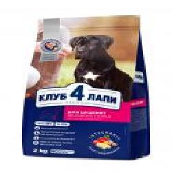 Корм Club 4 Paws для щенков больших пород курица 2 кг