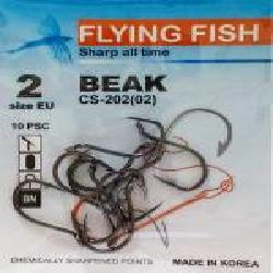 Крючок Flying Fish Beak №2 10 шт. CS-202(02)