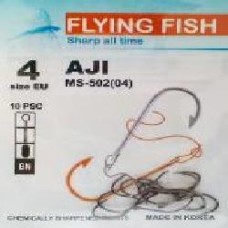 Крючок Flying Fish Aji №4 10 шт. MS-502(04)