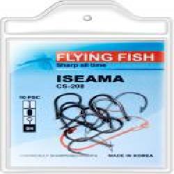 Крючок Flying Fish CS-208(06) №6 10 шт. рыболовный ISEAMA Ring BN