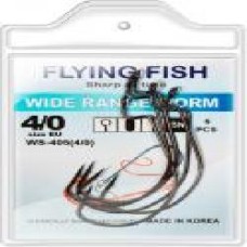 Крючок Flying Fish WIDE RANGE WORM №4/0 5 шт. WS-405(4/0)