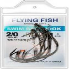 Крючок Flying Fish Swim Bait Hook №2/0 8 шт. WS-414(2/0)