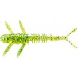 Приманка FishUp Flit 4 из пластизоля для ловли рыбы 104 мм 7 шт. Flo Chartreuse/Green