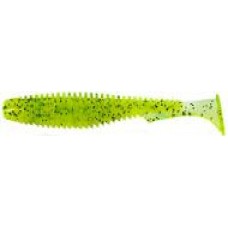 Приманки для ловли рыбы FishUp U-Shad 2 50 мм 10 шт. #026 - Flo Chartreuse/Green