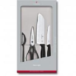 Набор ножей Кухонных Swiss Classic Kitchen Set (black) Victorinox