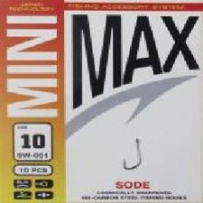 Крючок MiniMax Sode №10 10 шт. SW001-10/0.14