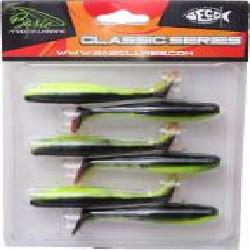 Приманка рыболовная Basic Lures 65 мм 6 шт. CLASSIC SHAD 2.5 черный с зеленым