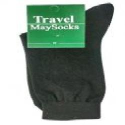 Носки Travel MaySocks Ч-311003-25 стретч коттон черный р.42-44