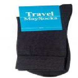 Носки Travel MaySocks Ч-111103-27 стретч коттон черный р.43-45