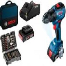 Шуруповерт аккумуляторный Bosch Professional GSR 18V-50 с набором принадлежностей 43 пр. 06019H5004