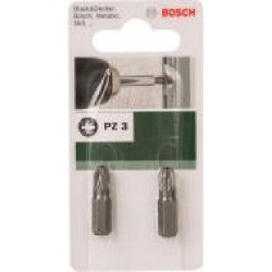 Бита Bosch PZ3x25 мм 2 шт.