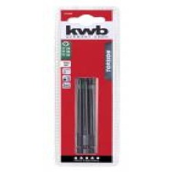 Набор бит KWB торсионных Torx TT25, TT30, TT40 3 шт. 123342