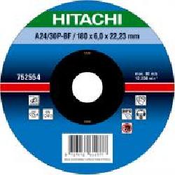 Круг зачистной по металлу Hitachi 180x6,0x22,2 мм 752554