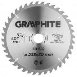 Пильный диск GRAPHITE 235x30x2 Z40 55H692